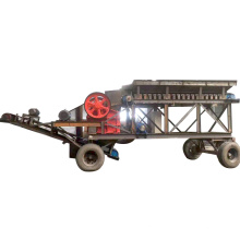 Mobile sand crusher for industrial sand making